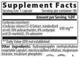 Cordyceps 650 mg - 60 capsules