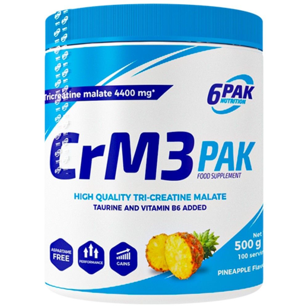 CRM3 PAK (Tri-créatine Malate + Taurine) - 500 grammes