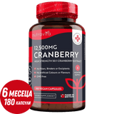 Canneberge - canneberge rouge 12500 mg 180 capsules végétaliennes