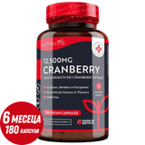 Canneberge - canneberge rouge 12500 mg 180 capsules végétaliennes