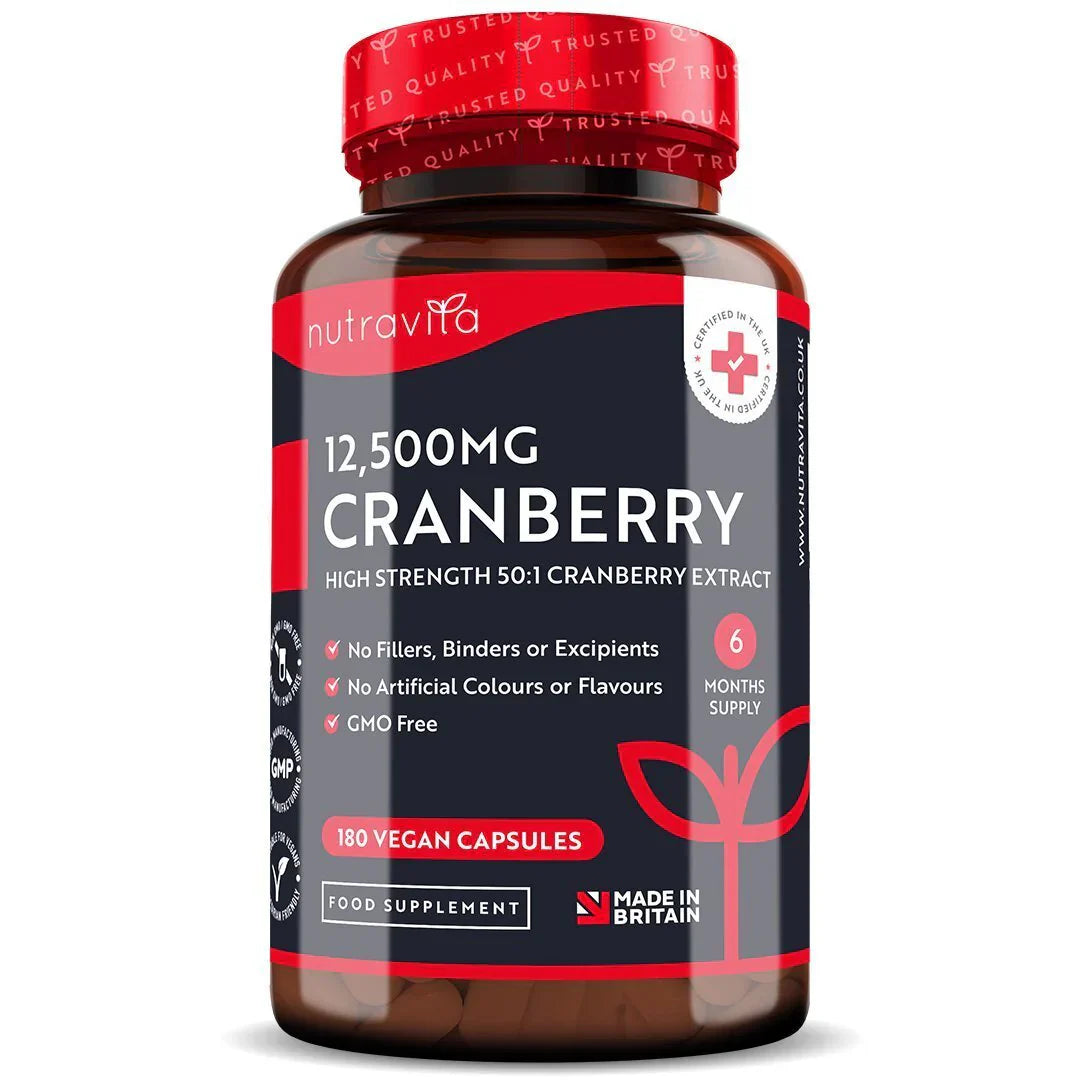 Canneberge - canneberge rouge 12500 mg 180 capsules végétaliennes