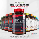 Canneberge - canneberge rouge 12500 mg 180 capsules végétaliennes