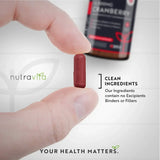 Canneberge - canneberge rouge 12500 mg 180 capsules végétaliennes