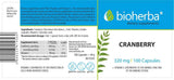 Canneberge 320 mg - 100 capsules