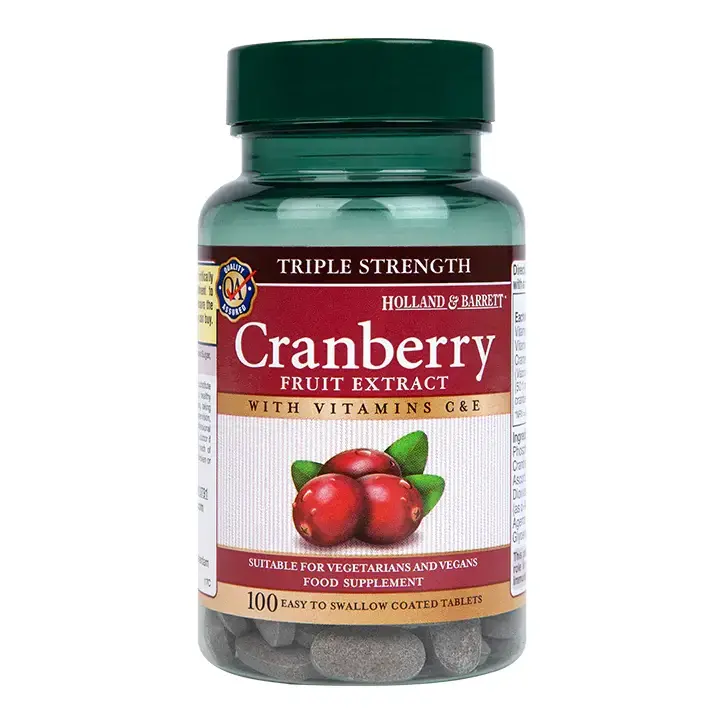 Extrait de canneberge + comprimés VIT C&E 400mg 90