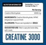 Créatine 3000 - 120 capsules