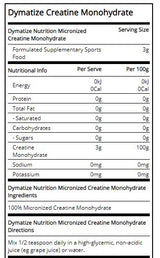 Créatine monohydrate - 0,300 kg