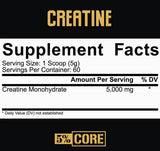 Poudre monohydrate de créatine | Série de base - 300 grammes