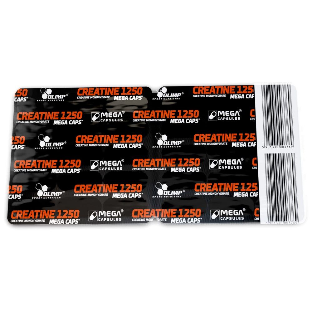 Créatine mega caps 1250 - 30 capsules