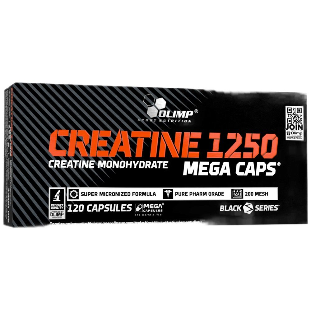 Créatine mega caps 1250 - 120 capsules