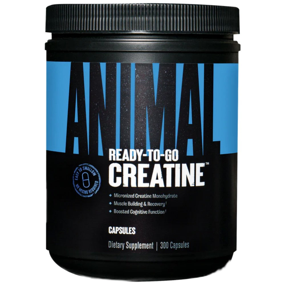 Capsules micronisées de créatine animale - 300 capsules