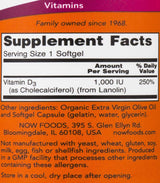 Vitamine D-3 1000 UI - 180 capsules de gel