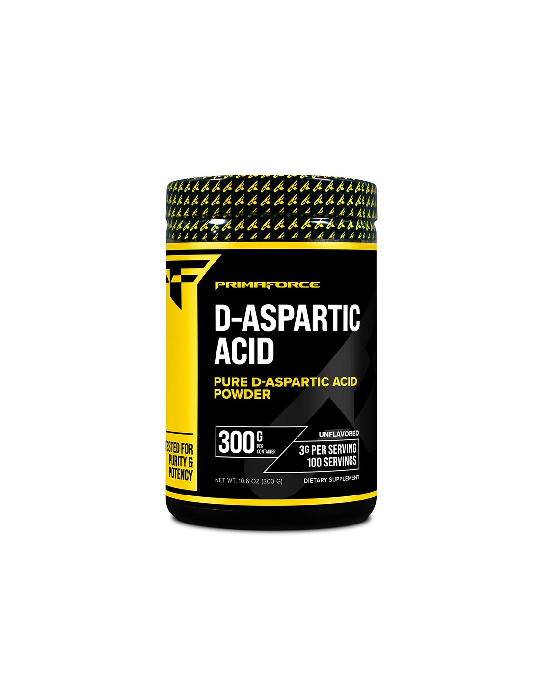 Santé pour hommes - acide D-aspartique, 300 g de poudre