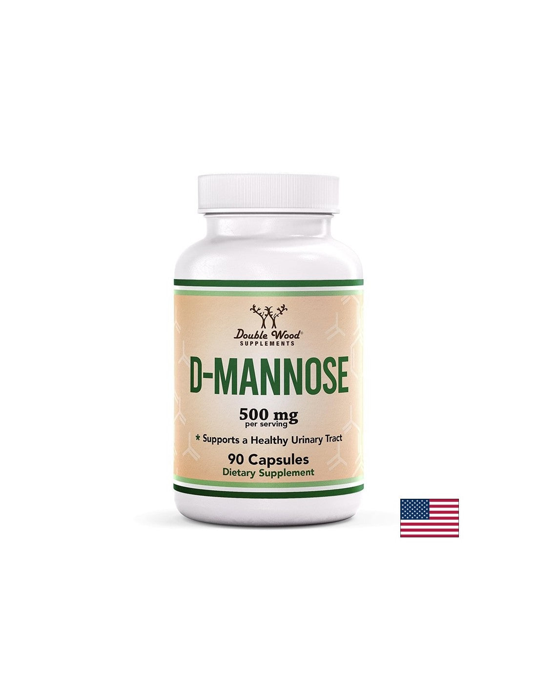 Santé urinaire - D-mannose, 500 mg x 90 capsules