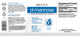 Caps D-mannose 500 mg/60