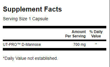 D-mannose 700 mg - 60 capsules