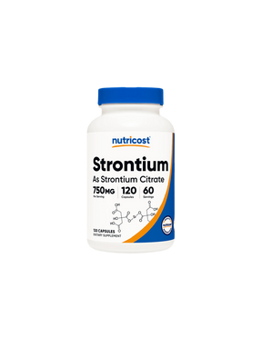 Bones and Joints - Strontium (citrate), 120 capsules Nutricost - Nutra Best Europe