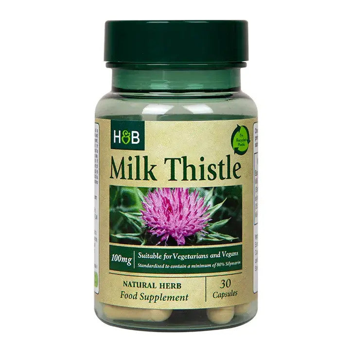 Extrait de chardon-lait (chardon-Marie) 30 capsules Holland & Barrett