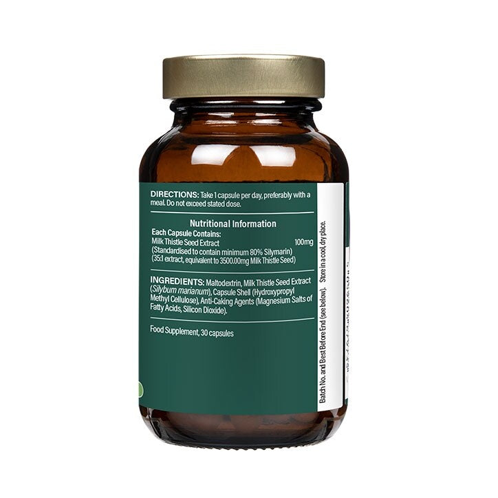 Extrait de chardon-lait (chardon-Marie) 60 capsules Holland & Barrett