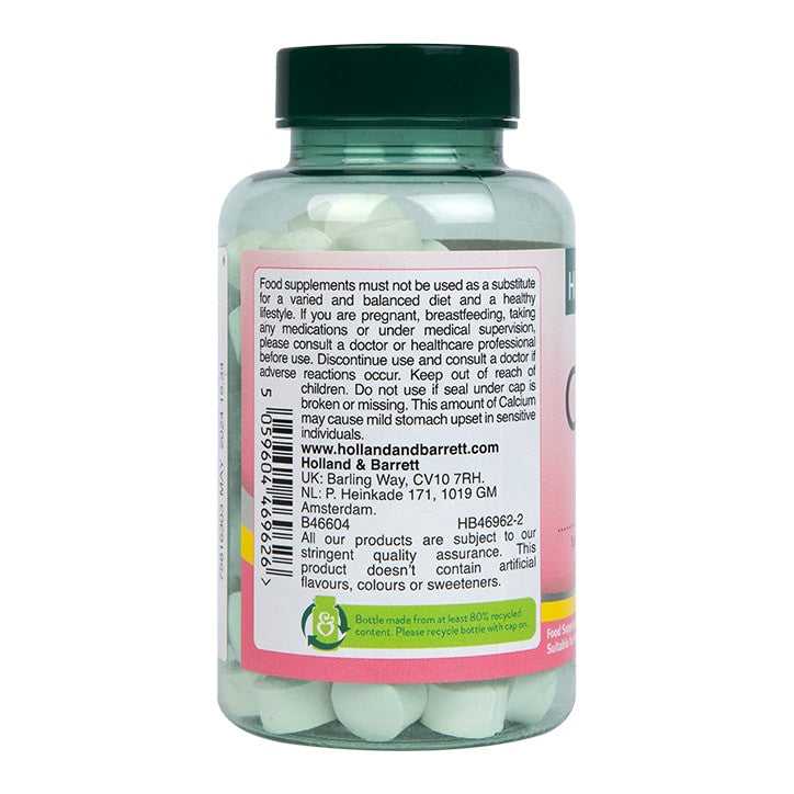 Calcium à croquer 1500 mg + vitamine D - 90 comprimés à croquer