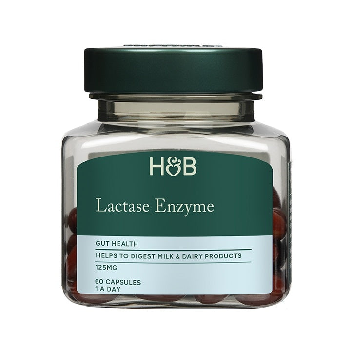 Enzymes lactases (enzyme super lactase) 125 mg 60 capsules Holland & Barrett