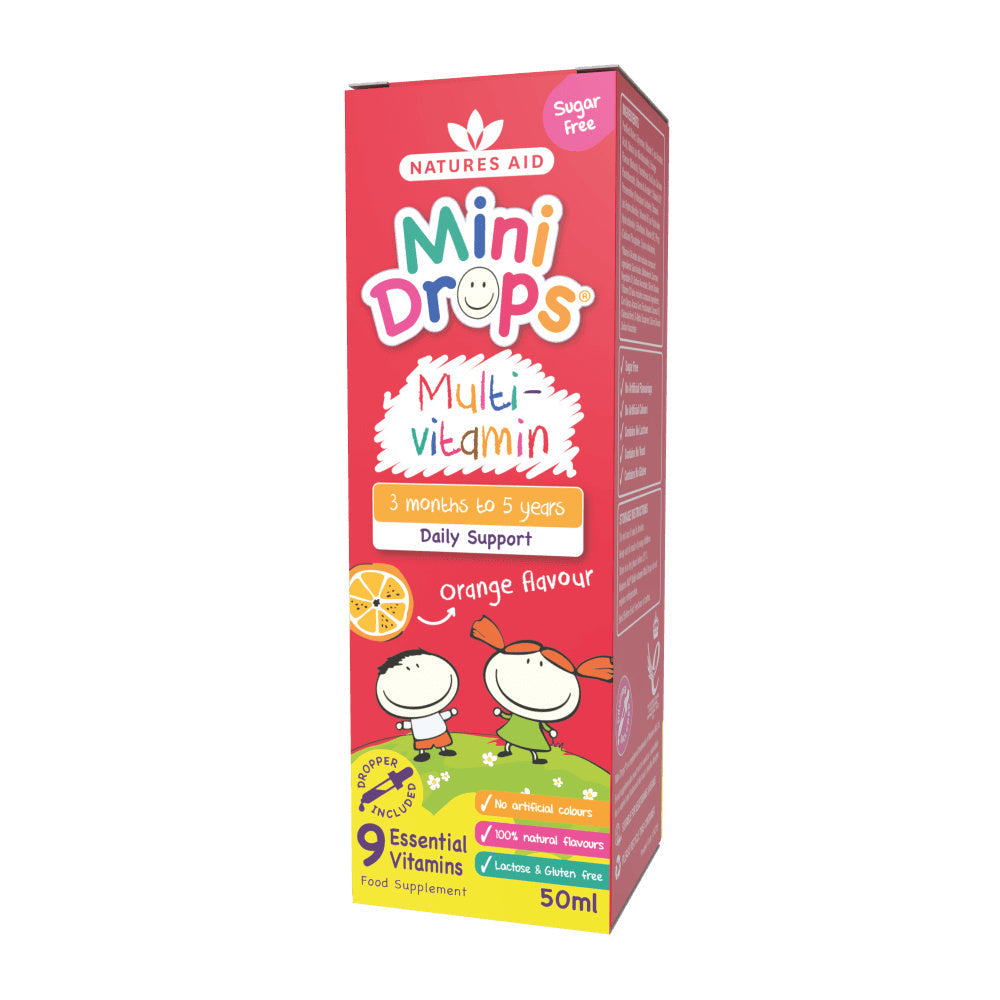 Multivitamin Drops for Children (Mini Drops Multi-vitamin) 50 ml naturesaid