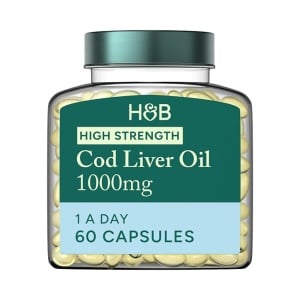 Huile de foie de morue 1000 mg - 60 capsules de gel