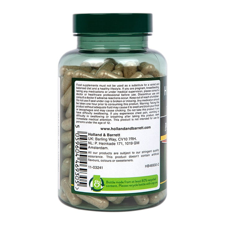 Psyllium Husk Fiber (Psyllium Husk) 500mg 180 Capsules Holland & Barrett