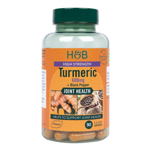 Turcuma haute résistance 600 mg | Avec poivre noir - 90 capsules