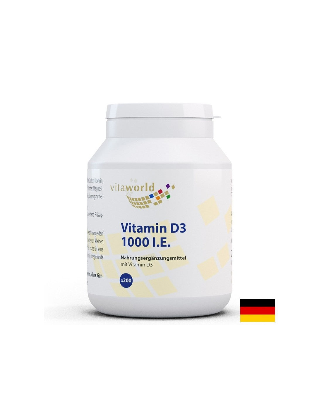 Immunité - Vitamine D3, 1000 UI/25 µg x 200 comprimés