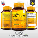 Vitamine D3 1000IU (25UG) 365 SoftGels