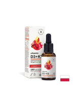 Os et articulations - Vitamine D3 800 UI + K2 36 µg + curcuma, 30 ml de gouttes