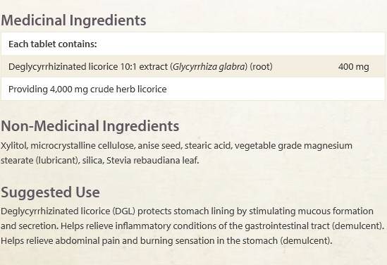 DGL 400 mg - 90 comprimés à croquer