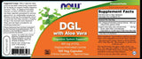 DGL avec de l'aloe vera - 100 capsules