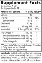 Infant DHA | 350 mg EPA/485 mg DHA - 60 ml