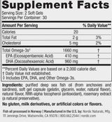 DHA XTRA 1660mg - 60 capsules de gel
