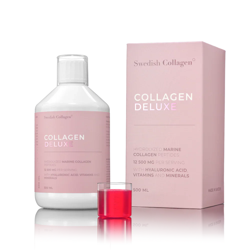 Collagène de poisson Deluxe® 12 500 mg avec de l'acide hyaluronique 75 mg - 500 ml
