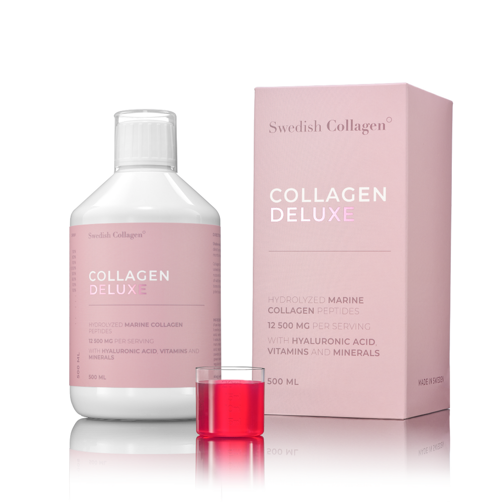 Collagène de poisson Deluxe® 12 500 mg avec de l'acide hyaluronique 75 mg - 500 ml