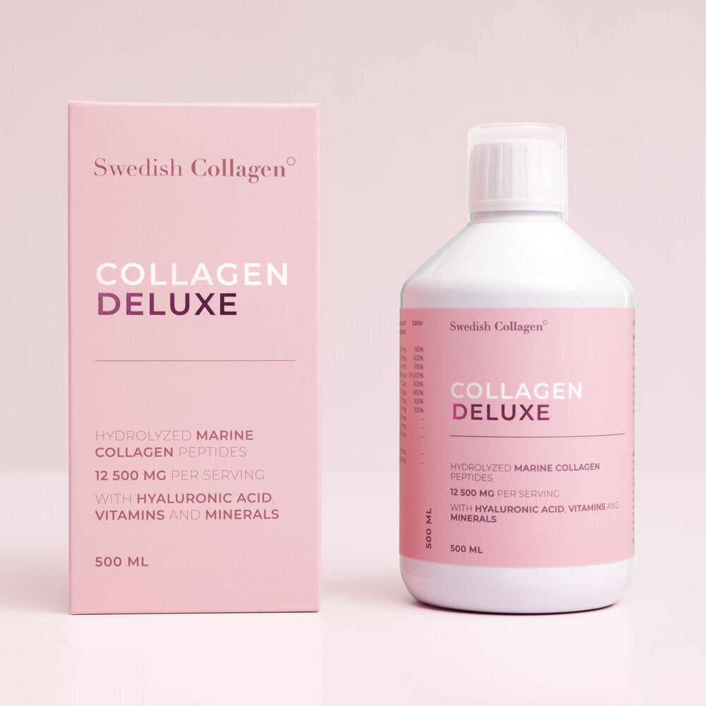 Collagène de poisson Deluxe® 12 500 mg avec de l'acide hyaluronique 75 mg - 500 ml