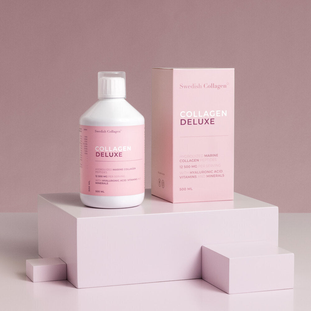 Collagène de poisson Deluxe® 12 500 mg avec de l'acide hyaluronique 75 mg - 500 ml