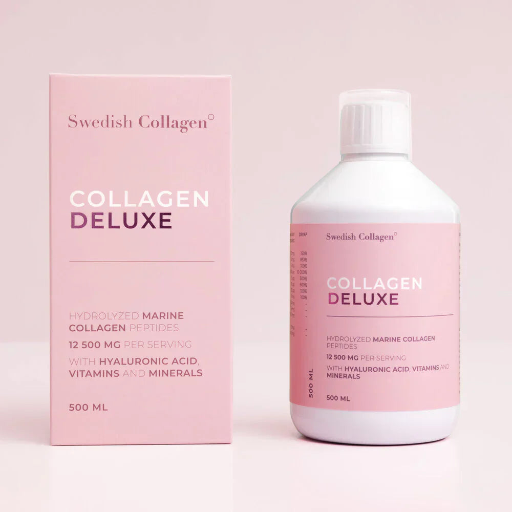 Collagène de poisson Deluxe® 12 500 mg avec de l'acide hyaluronique 75 mg - 500 ml