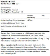 Devil's Claw 427 mg - 100 capsules