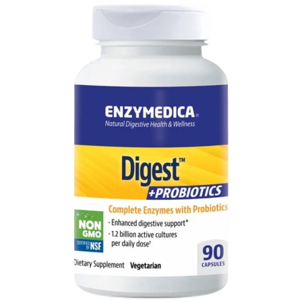 Digest + probiotiques - 90 capsules