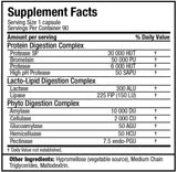 Enzymes digestives/absorption optimale des protéines - 90 capsules