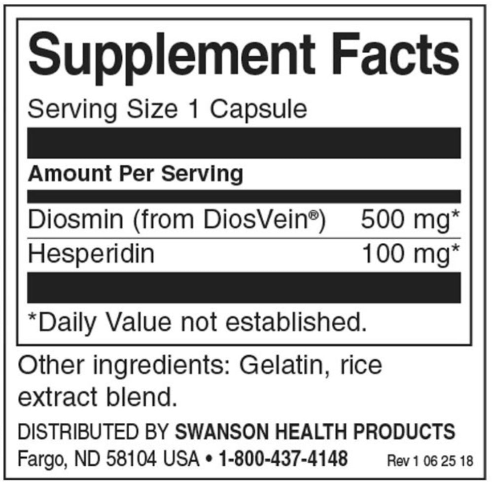 Diosmin & Hesperidine - 60 capsules