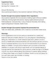 Double résistance Glucosamine Sulfate 1000 mg - 120 comprimés