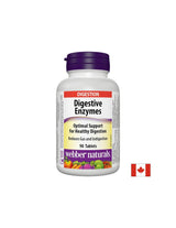 Enzymes digestives x 90 comprimés <tc>Webber Naturals</tc>