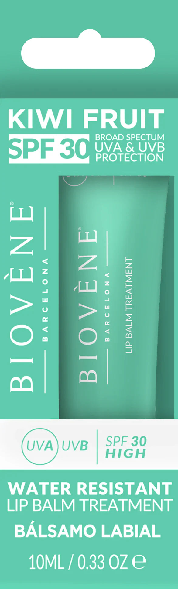 Baume à lèvres de crème solaire kiwi SPF 30 - 10 ml