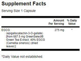 Capsules Green Tea 60 EGCG Super-Strong.