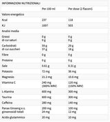Energia Rapida + | Tour d'énergie avec bêta-alanine, taurine et ginseng - 10 x 25 ml